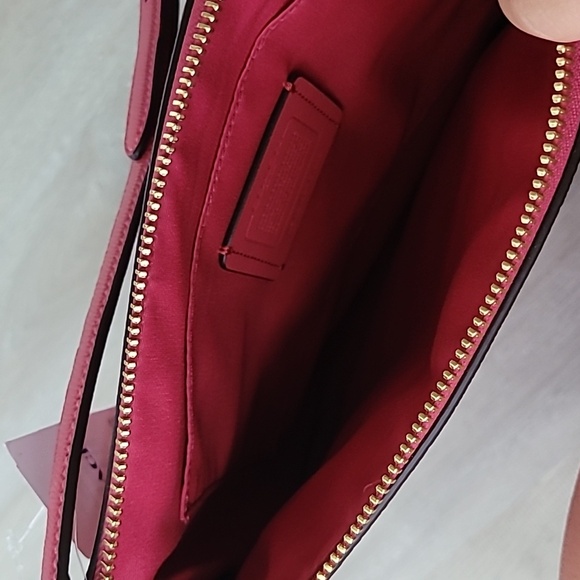 NEVER USED pink Coach bag - Picture 5 of 7